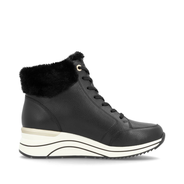 Remonte Artikelnummer D0T77-02 remonte Damen Schnürstiefel asphaltschwarz Begrenzte Freigabe