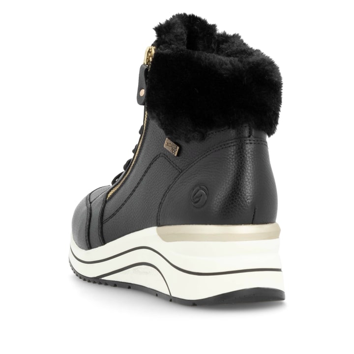 Remonte Artikelnummer D0T77-02 remonte Damen Schnürstiefel asphaltschwarz Begrenzte Freigabe