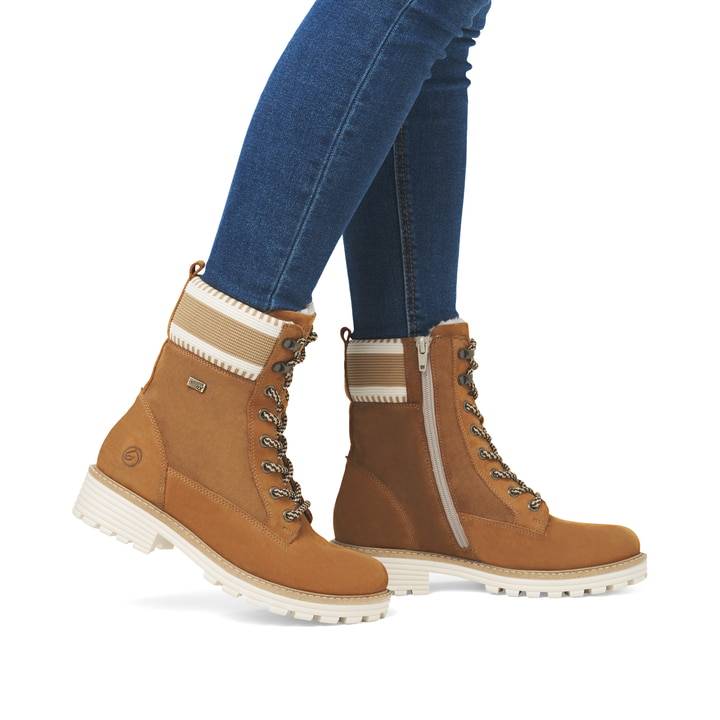 Remonte Artikelnummer D0W77-22 remonte Damen Schnürstiefel kupfer JETZT KAUFEN