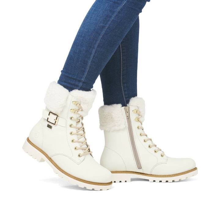 Remonte Artikelnummer D8481-80 remonte Damen Schnürstiefel macchiatoweiß Neueste Stile