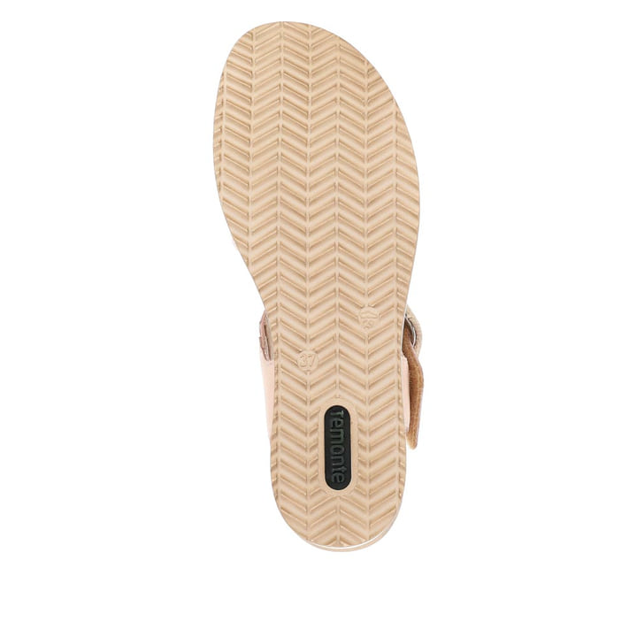 Remonte Artikelnummer D0Q56-90 remonte Damen Riemchensandalen beige-metallic Letzte 2 Tage