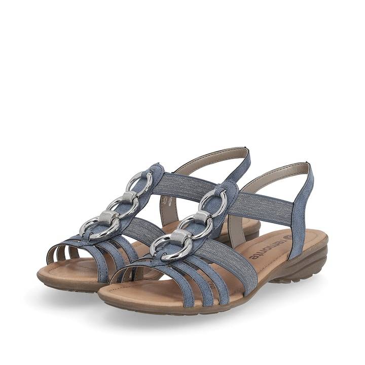 Remonte Artikelnummer R3605-12 remonte Damen Riemchensandalen schieferblau-silber Zeitbegrenzte Promotion