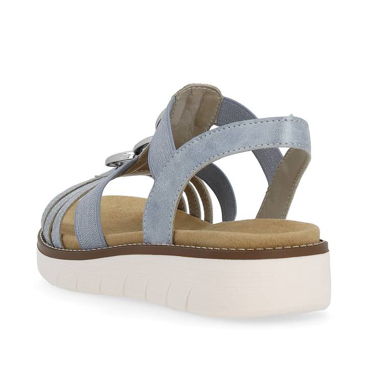 Remonte Artikelnummer D2073-12 remonte Damen Riemchensandalen babyblau-silber Bis zu 50% Rabatt