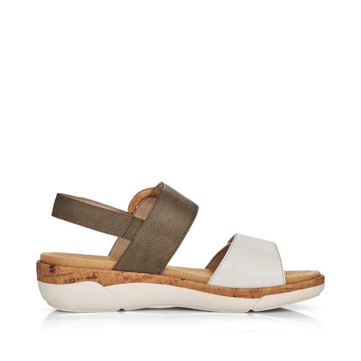 Remonte Artikelnummer R6853-54 remonte Damen Riemchensandalen olivgrün-altweiß Nur für heute