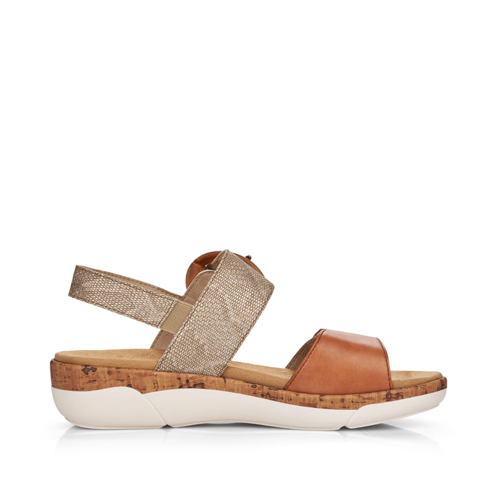 Remonte Artikelnummer R6853-90 remonte Damen Riemchensandalen karamellbraun Sonderangebot der Fabrik
