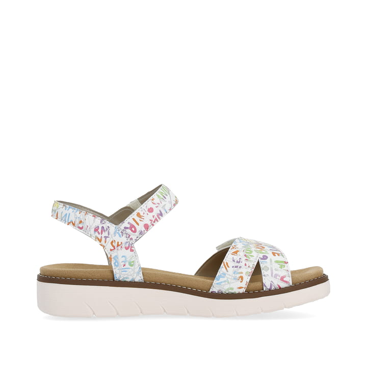 Remonte Artikelnummer D2049-81 remonte Damen Riemchensandalen multicolored-weiß Vierteljährliche Förderung
