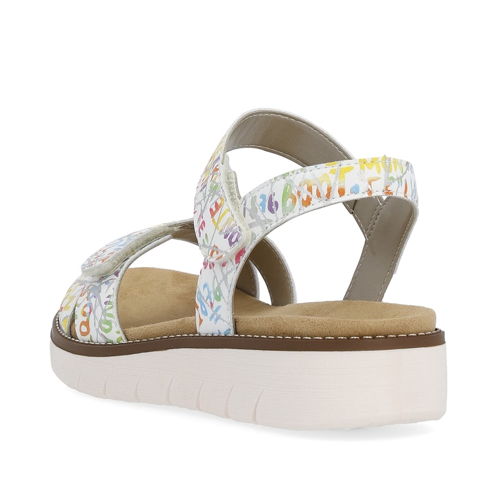 Remonte Artikelnummer D2049-81 remonte Damen Riemchensandalen multicolored-weiß Vierteljährliche Förderung