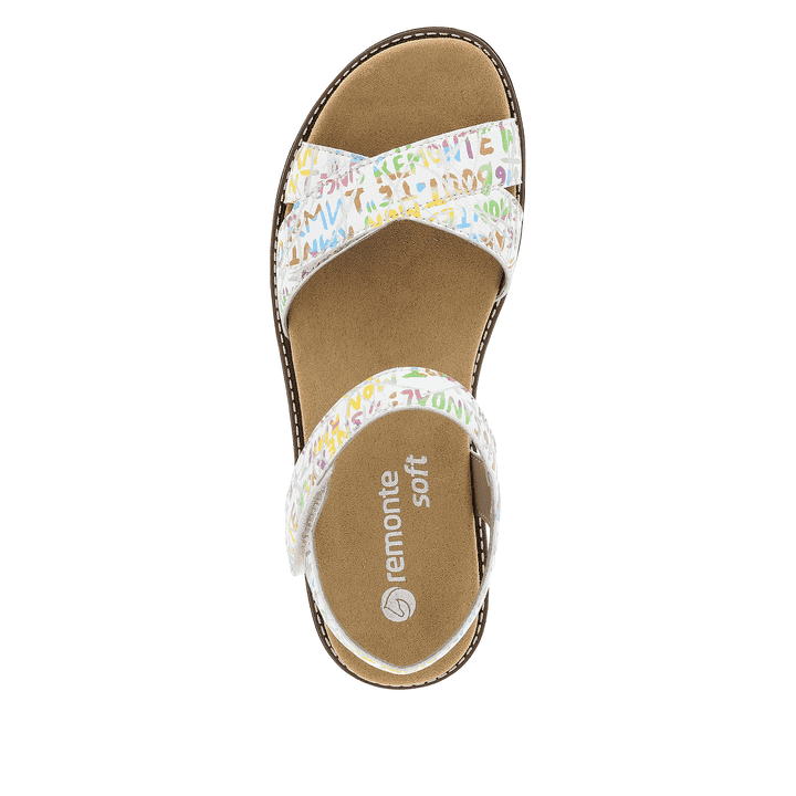 Remonte Artikelnummer D2049-81 remonte Damen Riemchensandalen multicolored-weiß Vierteljährliche Förderung