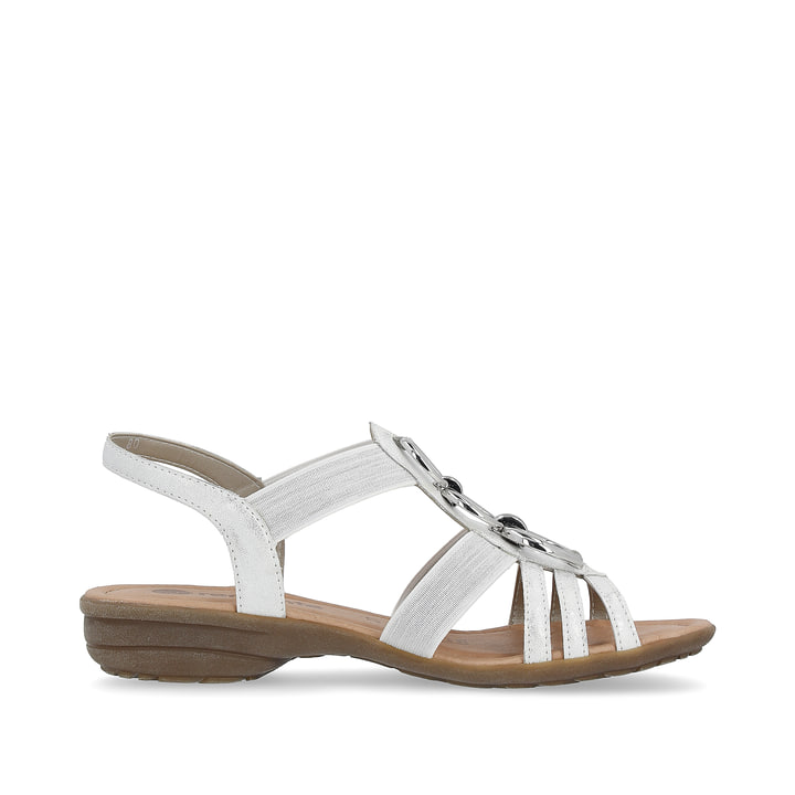 Remonte Artikelnummer R3605-80 remonte Damen Riemchensandalen blütenweiß-silber Discount Store für neue Produkte