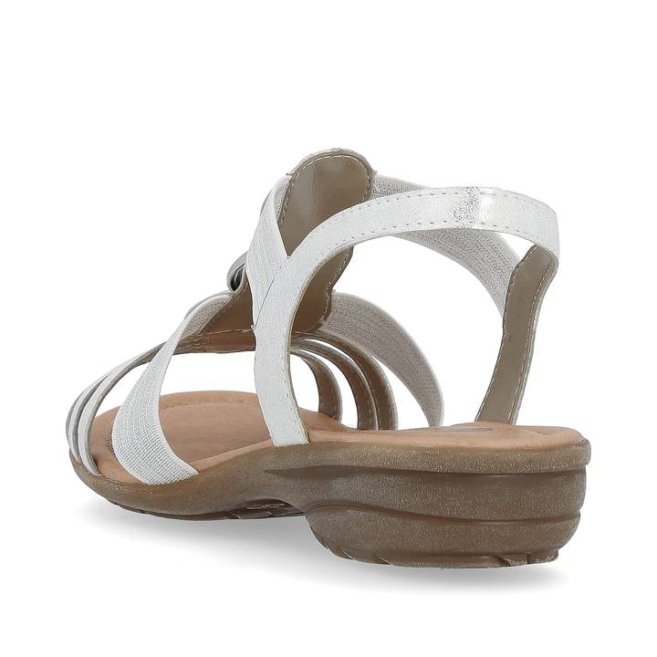 Remonte Artikelnummer R3605-80 remonte Damen Riemchensandalen blütenweiß-silber Discount Store für neue Produkte