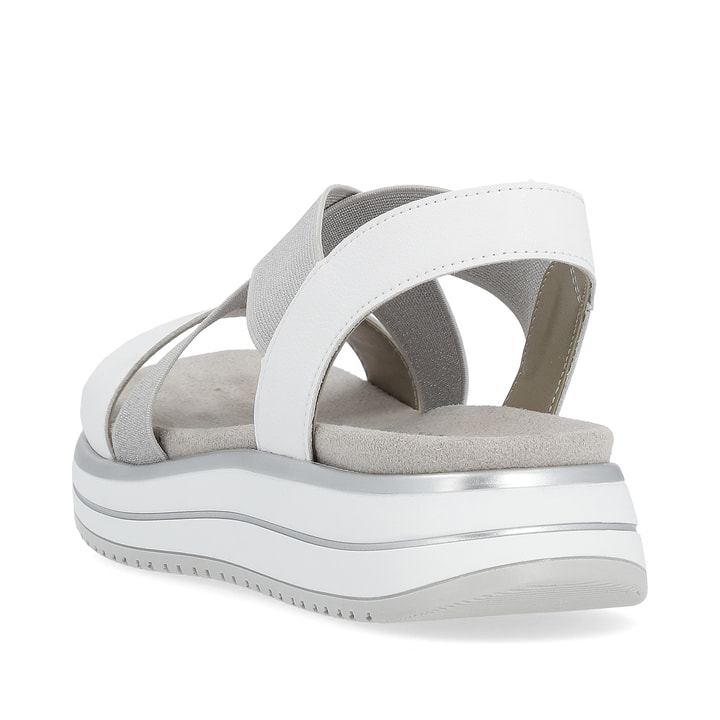 Remonte Artikelnummer D1J50-80 remonte Damen Riemchensandalen graphitgrau-reinweiß Nur noch ein Tag übrig
