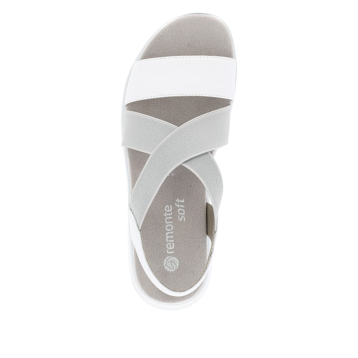 Remonte Artikelnummer D1J50-80 remonte Damen Riemchensandalen graphitgrau-reinweiß Nur noch ein Tag übrig