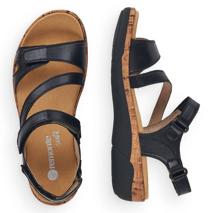 Remonte Artikelnummer R6850-01 remonte Damen Riemchensandalen tiefschwarz Super Rabatt