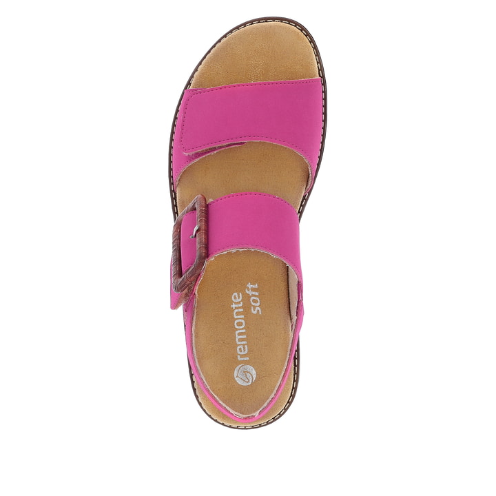 Remonte Artikelnummer D2067-31 remonte Damen Riemchensandalen magenta Fabrikladen