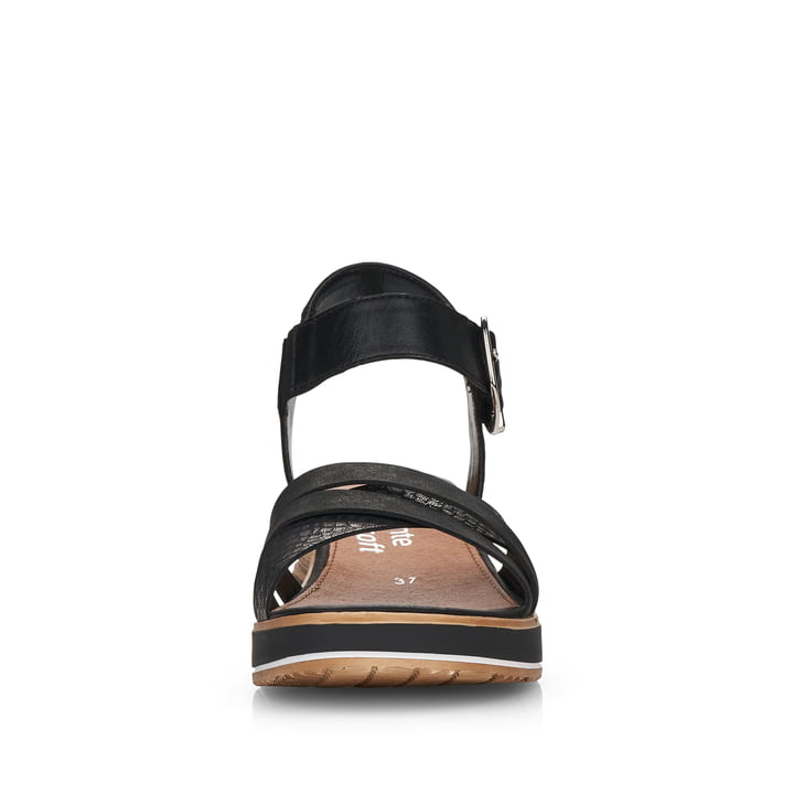 Remonte Artikelnummer D6454-00 remonte Damen Keilsandaletten tiefschwarz im Angebot