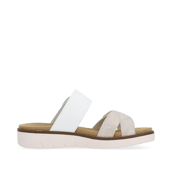 Remonte Artikelnummer D2048-90 remonte Damen Pantoletten metallicrosé-lilienweiß Kostenloser Versand
