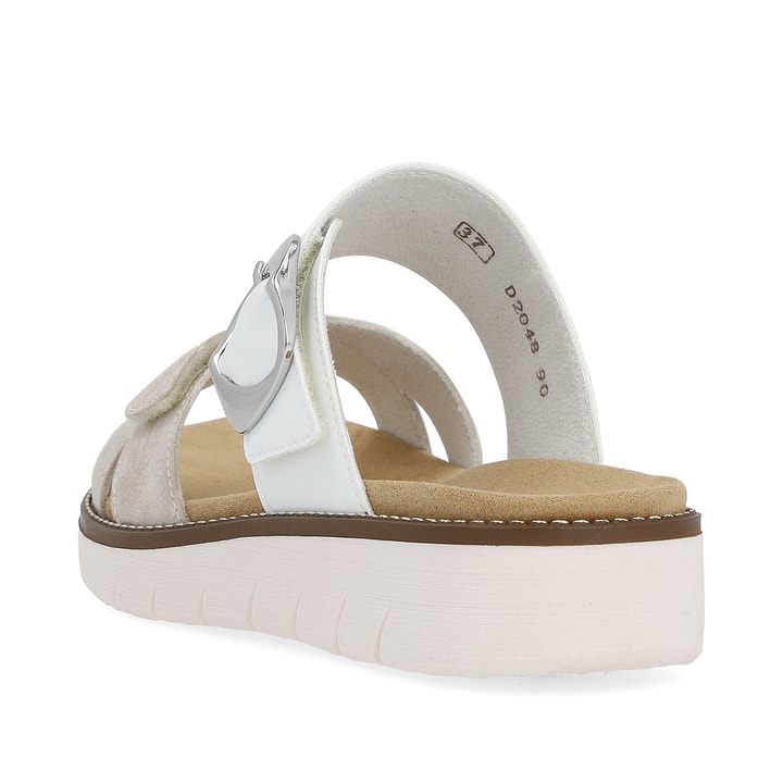 Remonte Artikelnummer D2048-90 remonte Damen Pantoletten metallicrosé-lilienweiß Kostenloser Versand