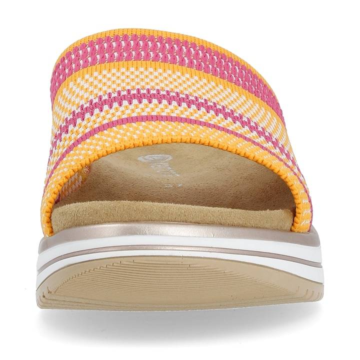 Remonte Artikelnummer D1J54-68 remonte Damen Pantoletten pink-mangogelb Limitierter Zeitrabatt