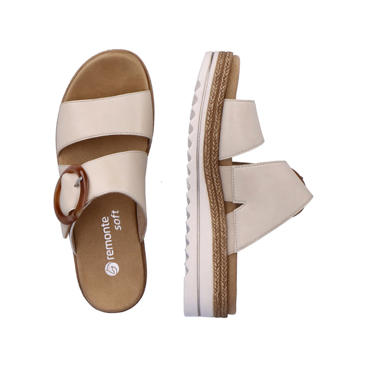 Remonte Artikelnummer D0Q51-80 remonte Damen Pantoletten vanillebeige Fabrik Onlineshop