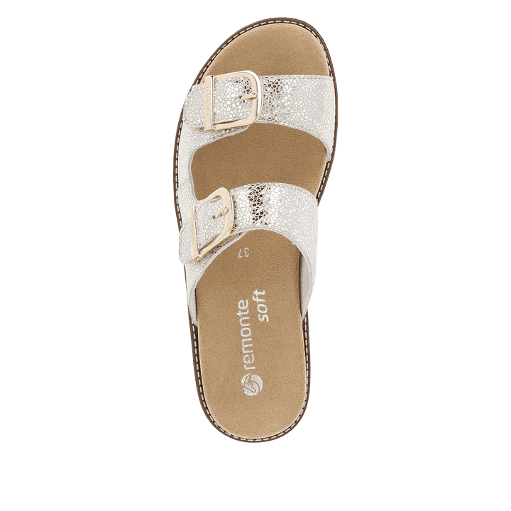 Remonte Artikelnummer D2070-90 remonte Damen Pantoletten metallic Fabrikpreis