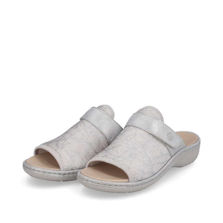 Remonte Artikelnummer D7664-40 remonte Damen Pantoletten silber-grau Preisnachlass