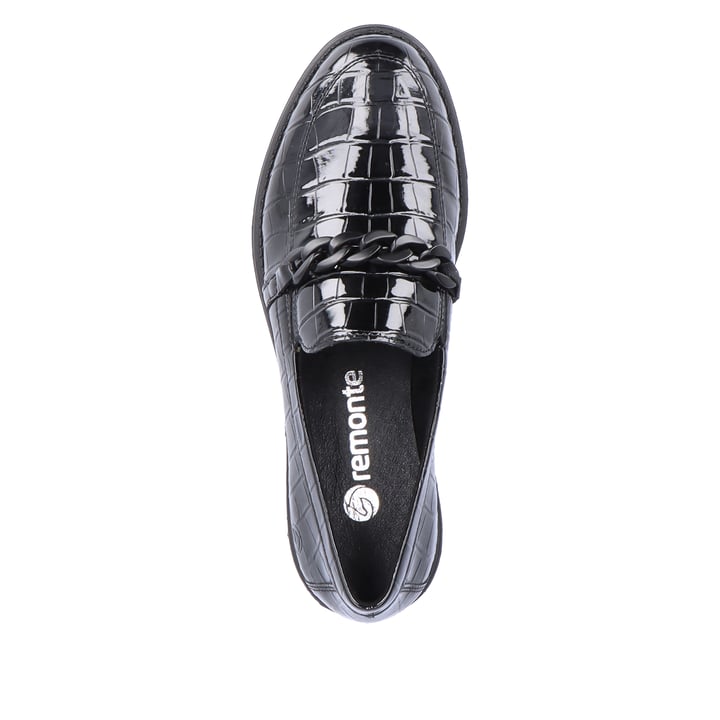 Remonte Artikelnummer D0F03-02 remonte Damen Loafers glanzschwarz Black Friday