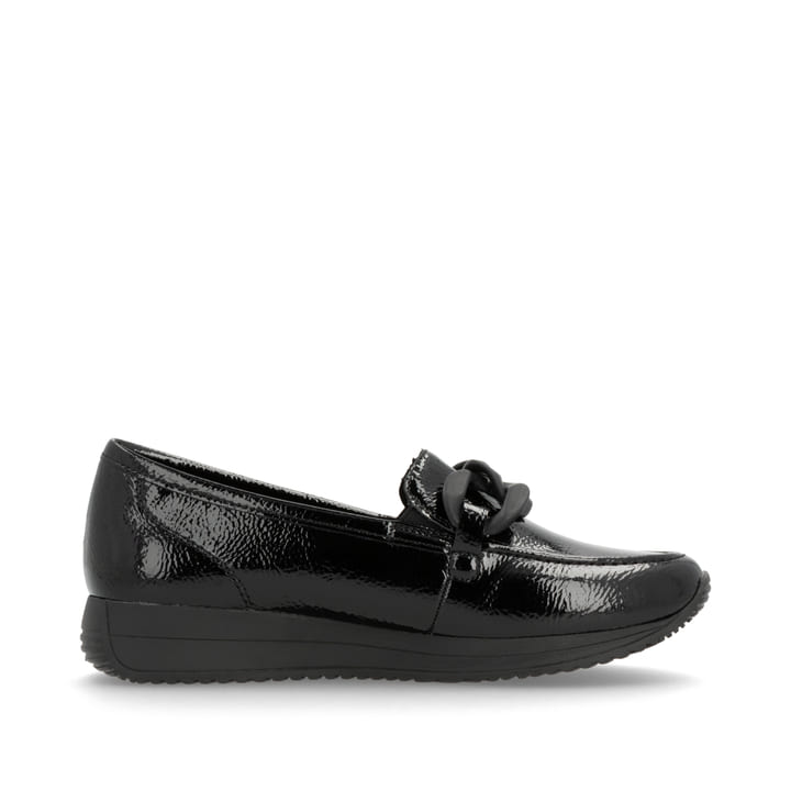 Remonte Artikelnummer D0H10-00 remonte Damen Loafers glanzschwarz Räumungsverkauf