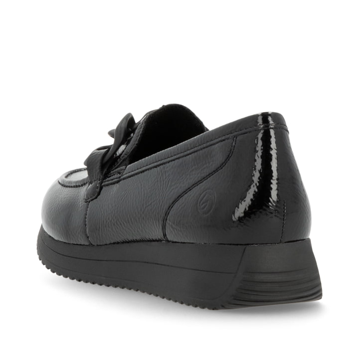 Remonte Artikelnummer D0H10-00 remonte Damen Loafers glanzschwarz Räumungsverkauf