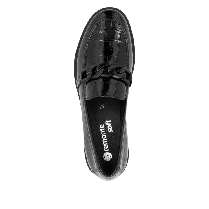 Remonte Artikelnummer D1U00-00 remonte Damen Loafers glanzschwarz Tägliche Deals