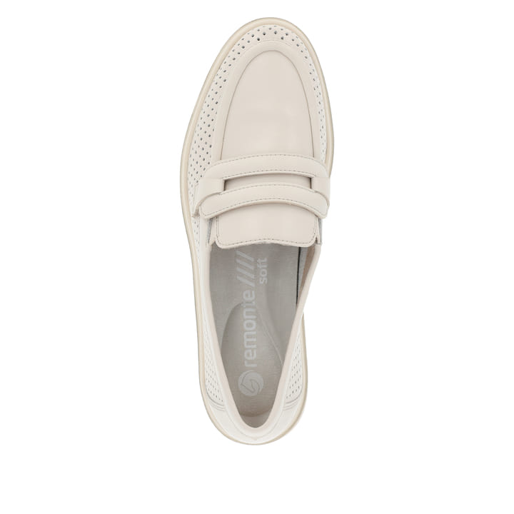 Remonte Artikelnummer D1H03-60 remonte Damen Loafers vanillebeige Sonderangebot der Fabrik