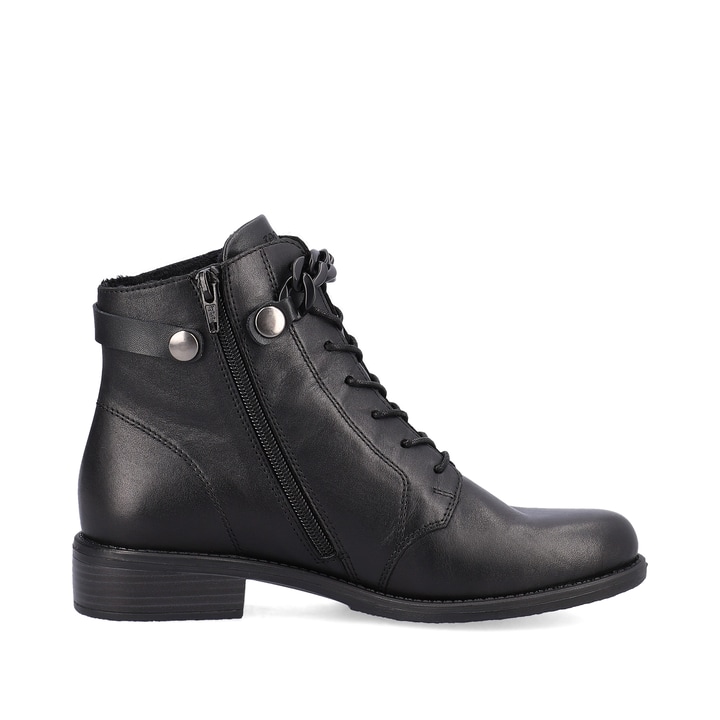 Remonte Artikelnummer D0F74-01 remonte Damen Biker Boots glanzschwarz 50% Rabatt mit kostenlosem Versand