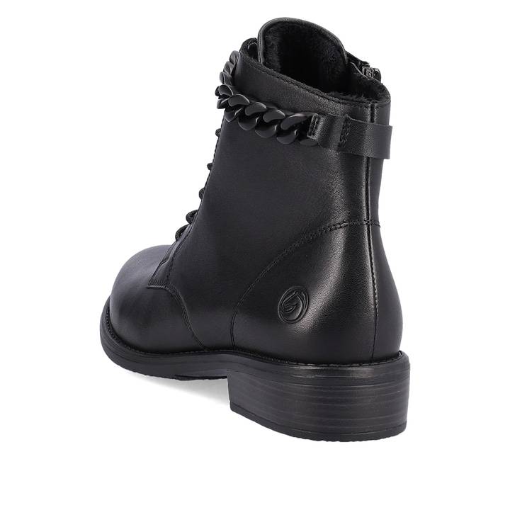 Remonte Artikelnummer D0F74-01 remonte Damen Biker Boots glanzschwarz 50% Rabatt mit kostenlosem Versand