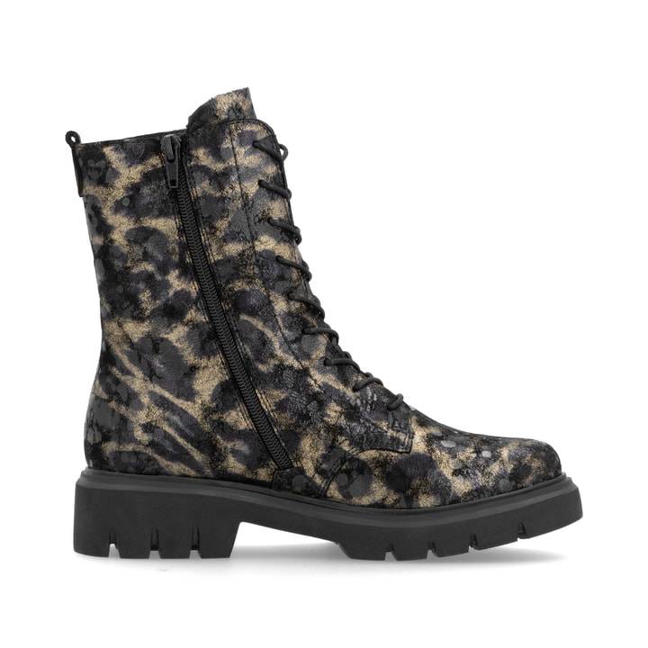 Remonte Artikelnummer D1W72-03 remonte Damen Schnürstiefel tiefschwarz-holzbraun Outlet