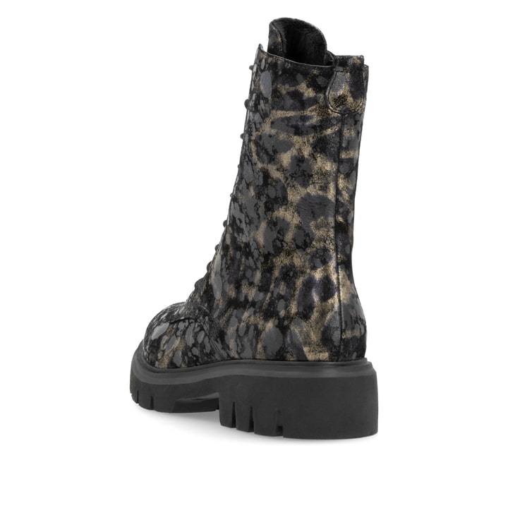 Remonte Artikelnummer D1W72-03 remonte Damen Schnürstiefel tiefschwarz-holzbraun Outlet