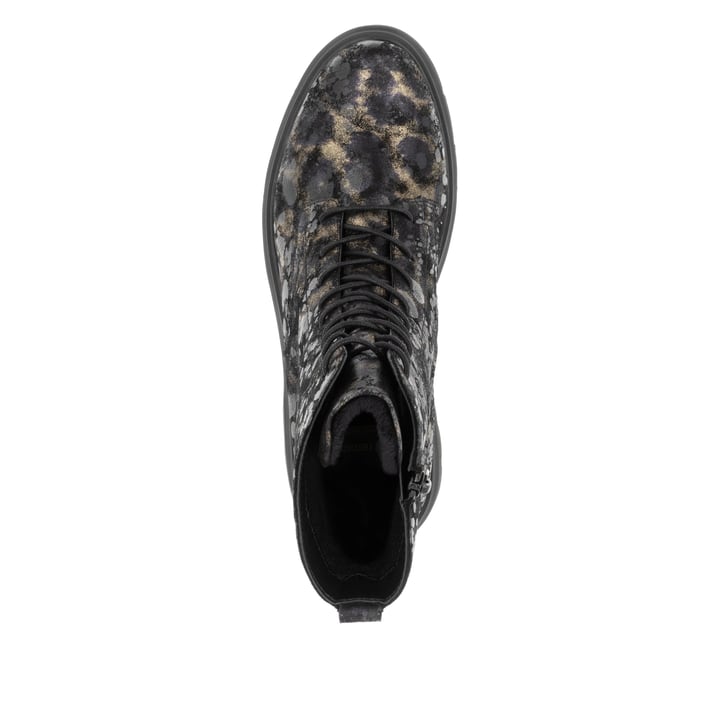 Remonte Artikelnummer D1W72-03 remonte Damen Schnürstiefel tiefschwarz-holzbraun Outlet