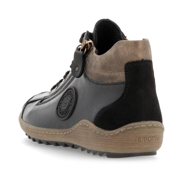 Remonte Artikelnummer R1477-03 remonte Damen Schnürschuhe stahlschwarz Fabrikpreis