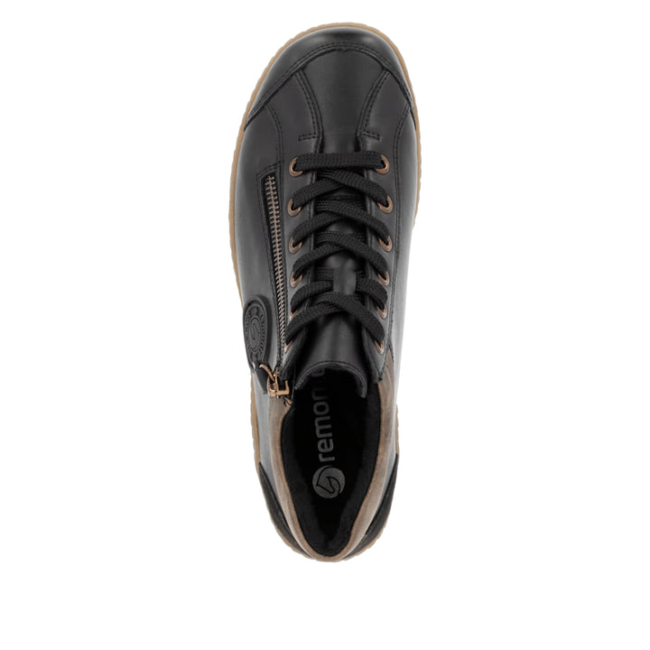 Remonte Artikelnummer R1477-03 remonte Damen Schnürschuhe stahlschwarz Fabrikpreis