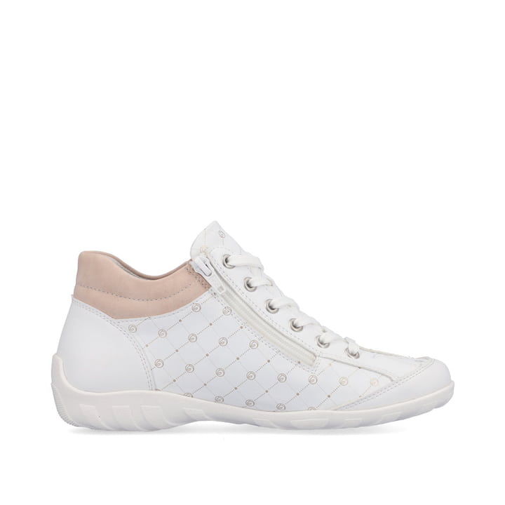 Remonte Artikelnummer R3496-80 remonte Damen Schnürschuhe reinweiß-altrosa Großer Ausverkauf