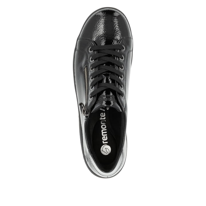 Remonte Artikelnummer D1E03-01 remonte Damen Schnürschuhe glanzschwarz Black Friday