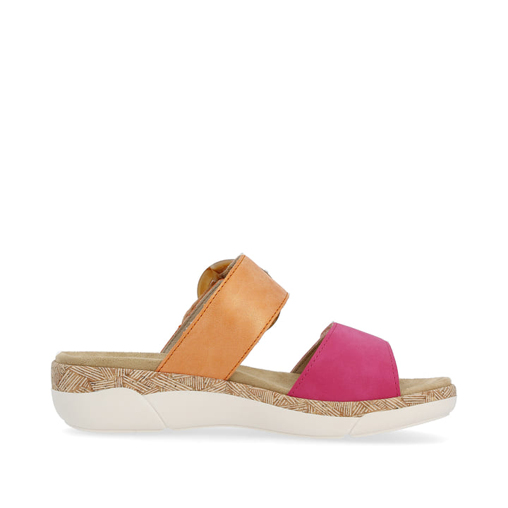 Remonte Artikelnummer R6858-38 remonte Damen Pantoletten apricot-magenta Vatertagsangebot