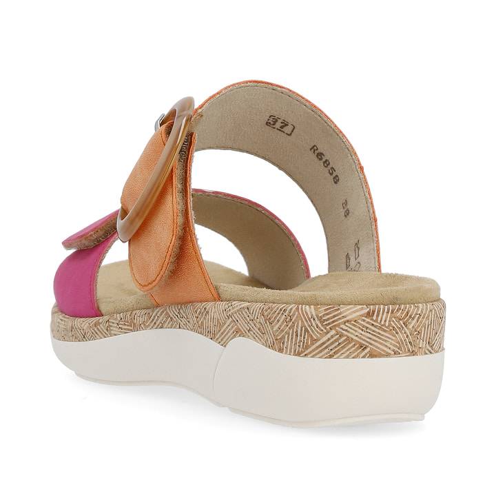 Remonte Artikelnummer R6858-38 remonte Damen Pantoletten apricot-magenta Vatertagsangebot