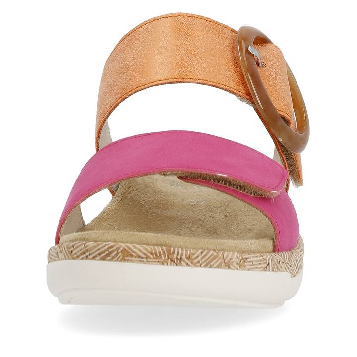 Remonte Artikelnummer R6858-38 remonte Damen Pantoletten apricot-magenta Vatertagsangebot