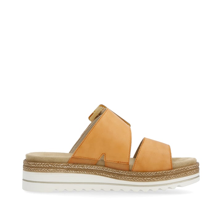 Remonte Artikelnummer D0Q57-38 remonte Damen Pantoletten safranorange Online Outlet