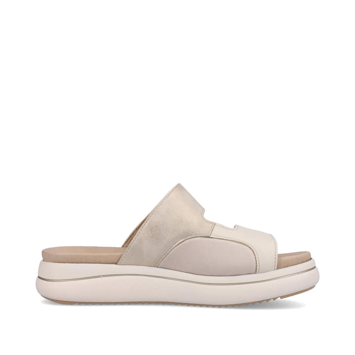 Remonte Artikelnummer D0L53-60 remonte Damen Pantoletten beige-metallic Blitzangebot