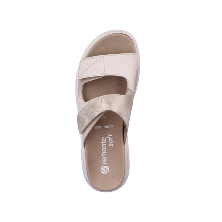 Remonte Artikelnummer D0L53-60 remonte Damen Pantoletten beige-metallic Blitzangebot