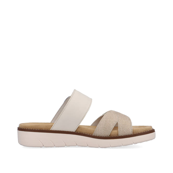 Remonte Artikelnummer D2048-60 remonte Damen Pantoletten beige-metallic Kostenlose Rückgabe