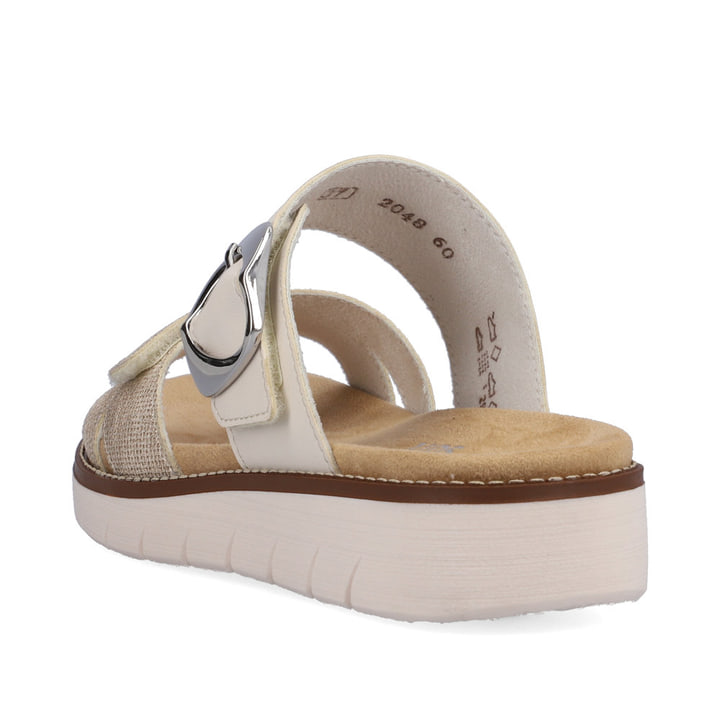 Remonte Artikelnummer D2048-60 remonte Damen Pantoletten beige-metallic Kostenlose Rückgabe
