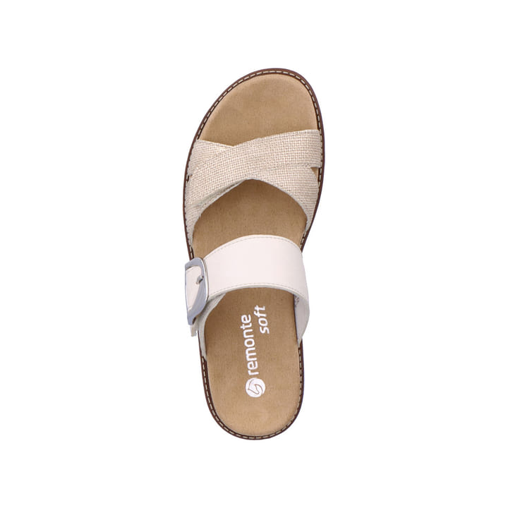 Remonte Artikelnummer D2048-60 remonte Damen Pantoletten beige-metallic Kostenlose Rückgabe