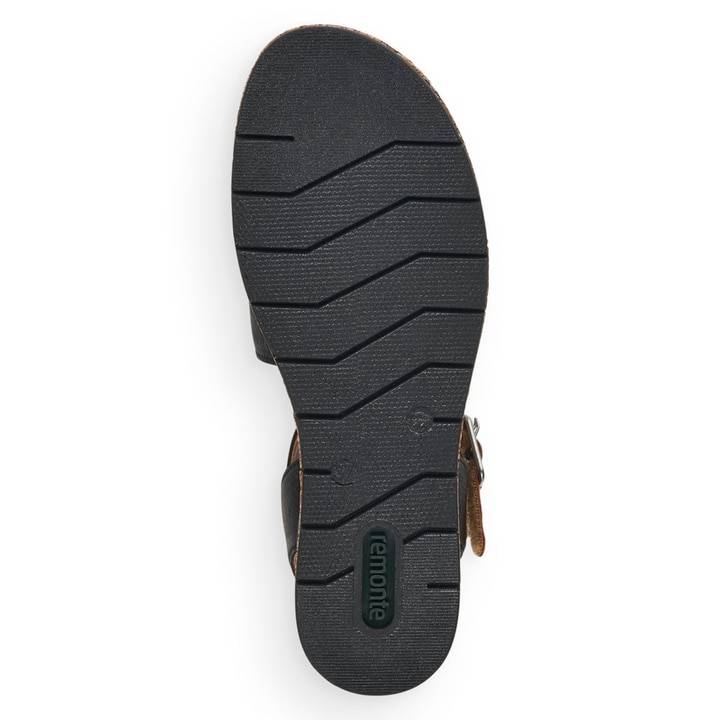 Remonte Artikelnummer D3052-01 remonte Damen Keilsandaletten asphaltschwarz Super Rabatt