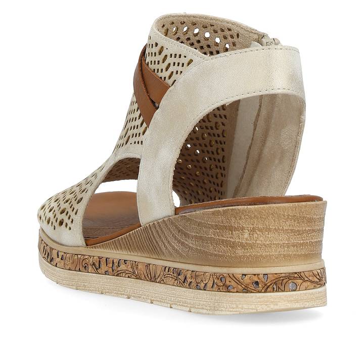 Remonte Artikelnummer D3075-60 remonte Damen Keilsandaletten cremebeige Online